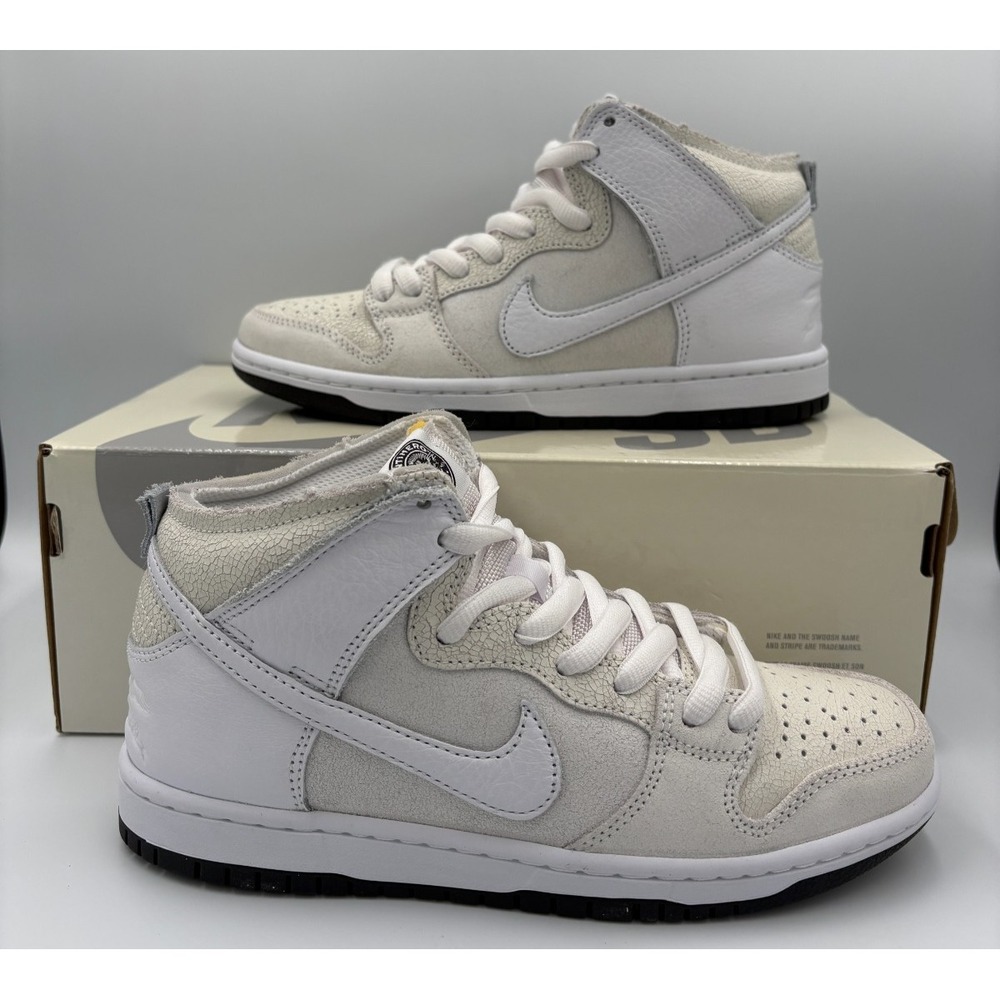 Nike SB Dunk High QS Antihero White Black Women's 7 Sneakers HM5837-100
